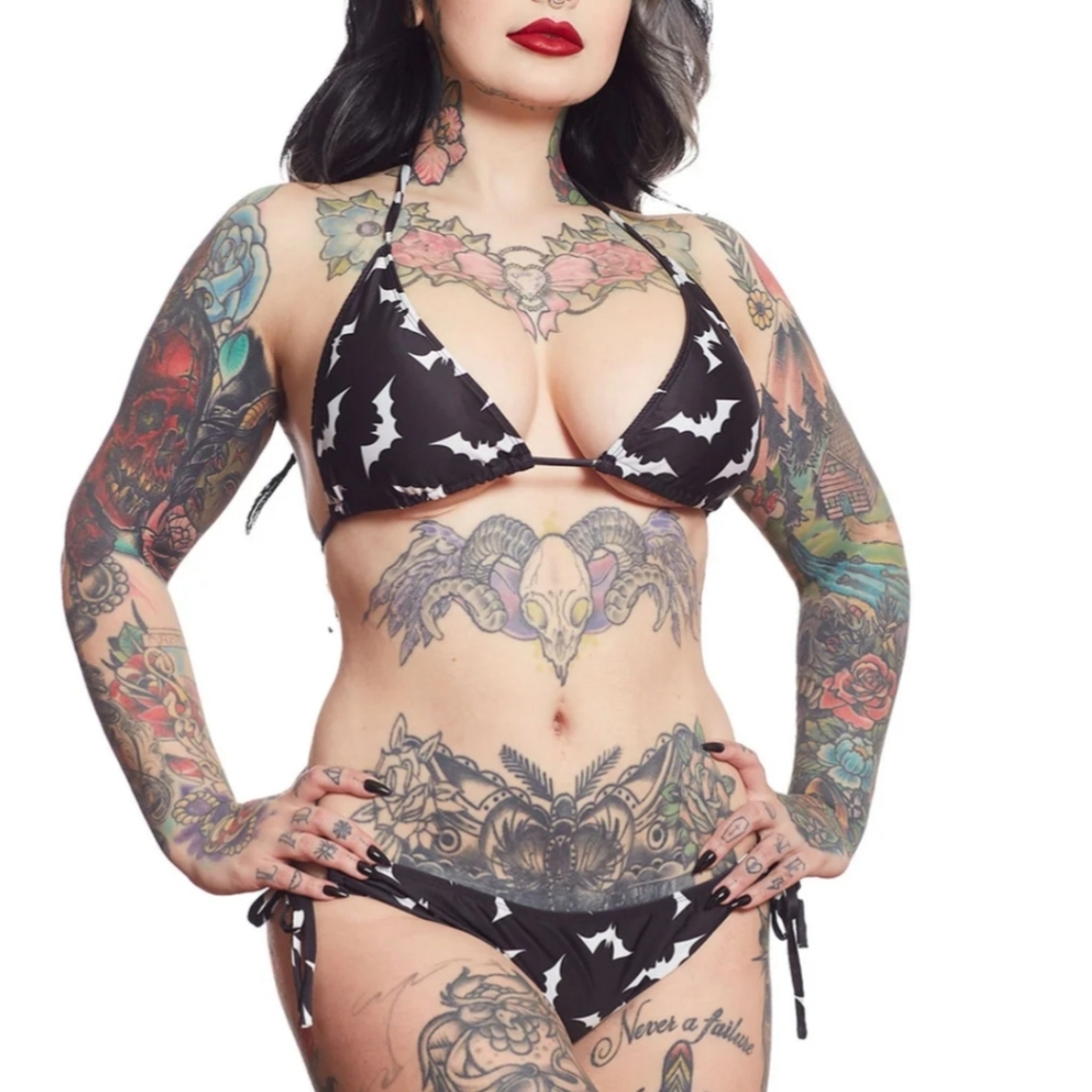 Sourpuss Bats Bikini XL
